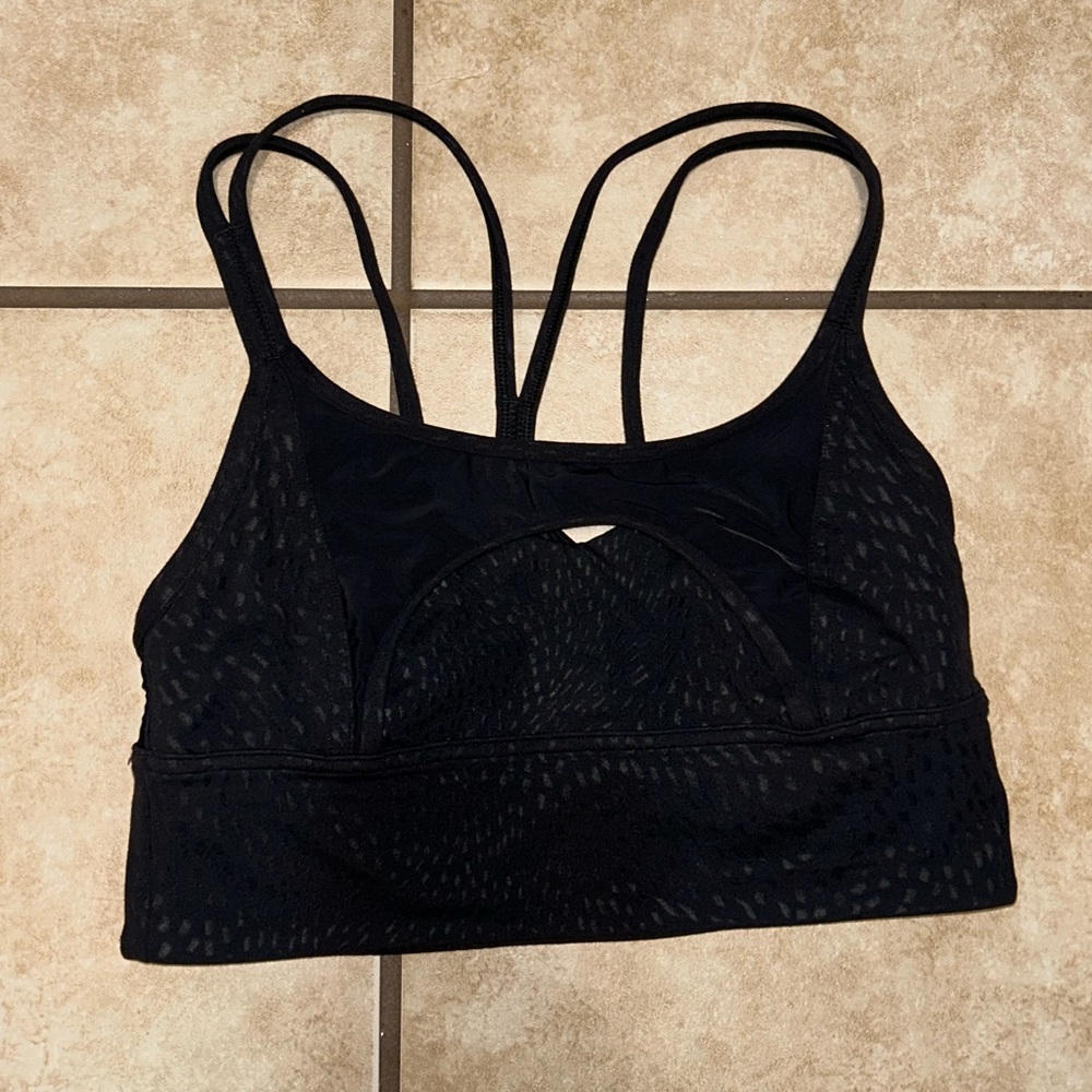 Lululemon Nulu and Mesh Yoga Bra*Light Support